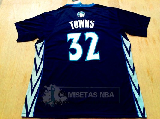 Camiseta Manga Corta Timberwolves Wiggins Negro